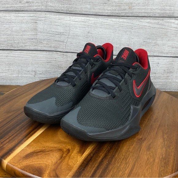 Nike Precision 5 Anthracite Gym Red Basketball Shoe CW3403-007 Men’s Size 8.5 main image 7